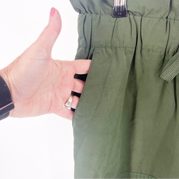 ✅ Urban Outfitters Evon Green High Waist Paperbag Jogger Pants Size S - Picture 5 of 11